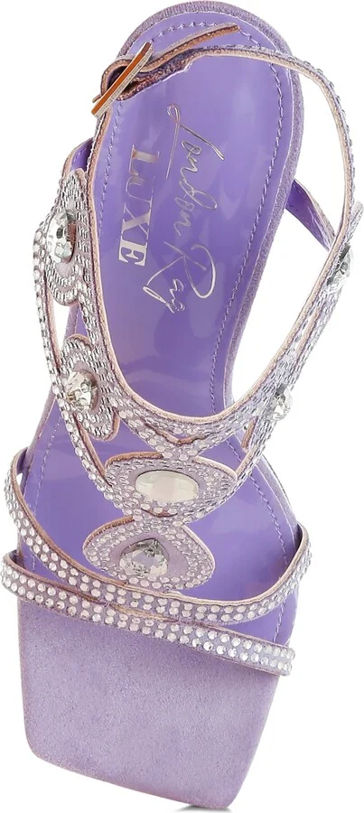 Fialka Crystal Embellished Stiletto Sandal - Image 11