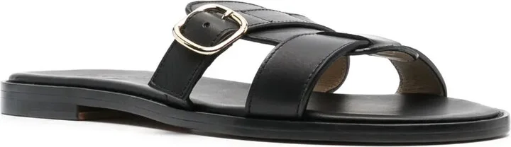 Fibbia buckle-detail leather sandals - Image 2
