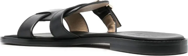 Fibbia buckle-detail leather sandals - Image 3