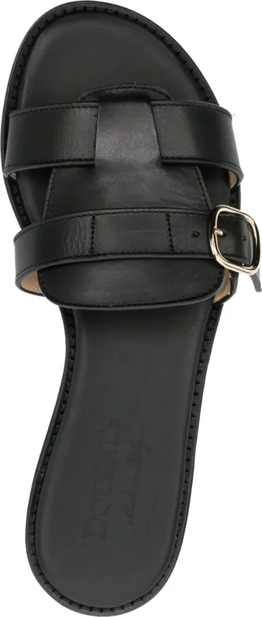 Fibbia buckle-detail leather sandals - Image 4