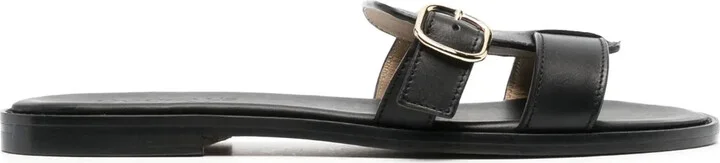 Fibbia buckle-detail leather sandals
