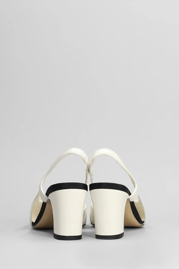 Ficus Pumps In Beige Leather - Image 4