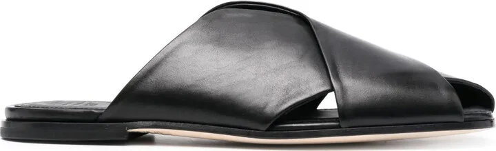 Fidel 008 cut-out leather sandals