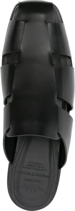 Fidel leather caged slides - Image 4