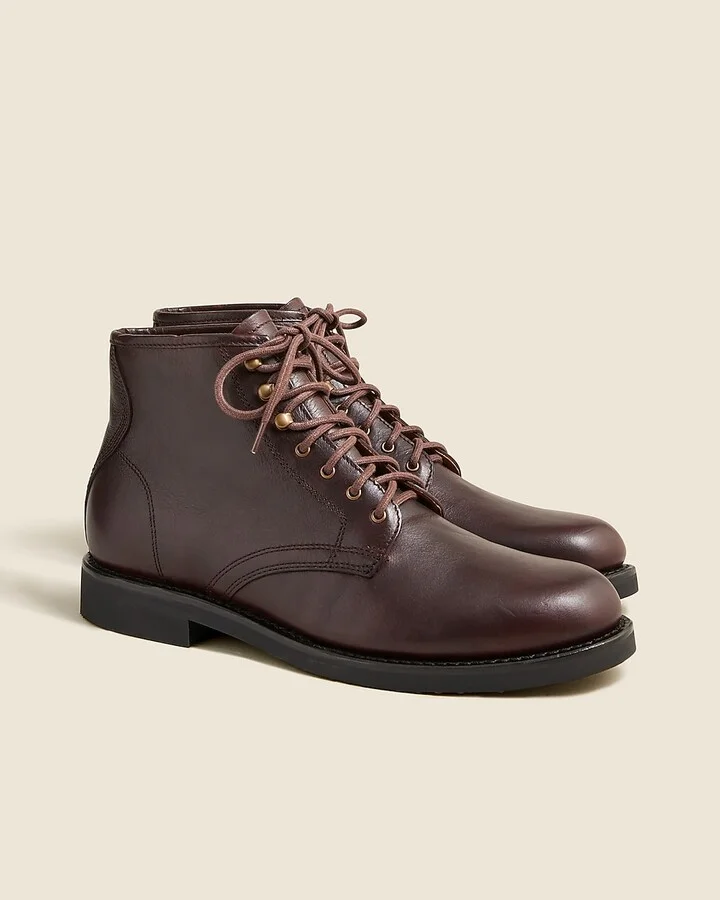 Field boots in English leather