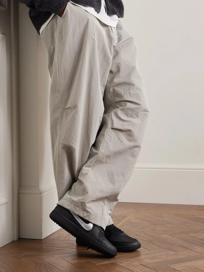 Field General 82 Quilted Shell and Leather Sneakers - Image 2