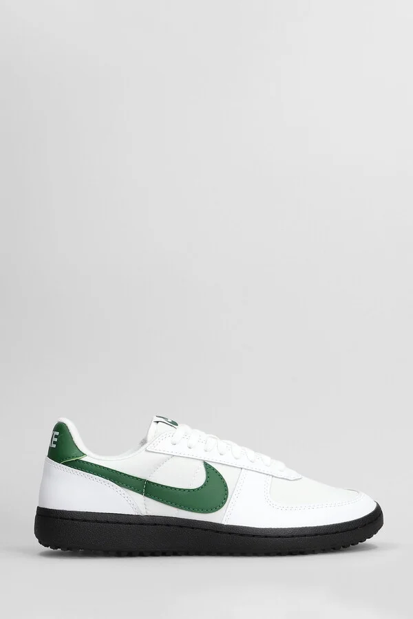 Field General 82 Sneakers In White Leather And Fabric