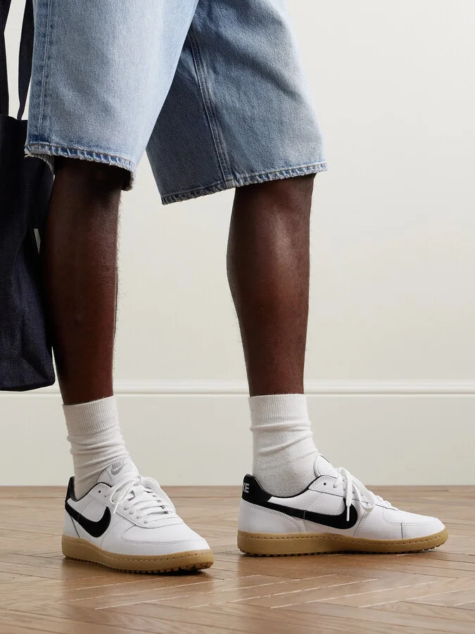Field General 82 SP Suede-Trimmed Leather Sneakers - Image 2
