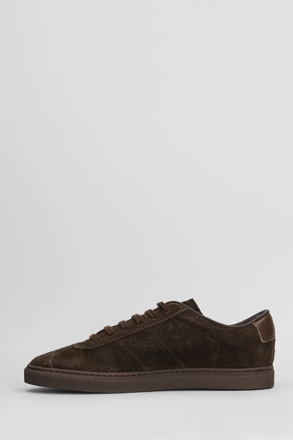 Field Trainer Sneakers In Brown Suede - Image 3