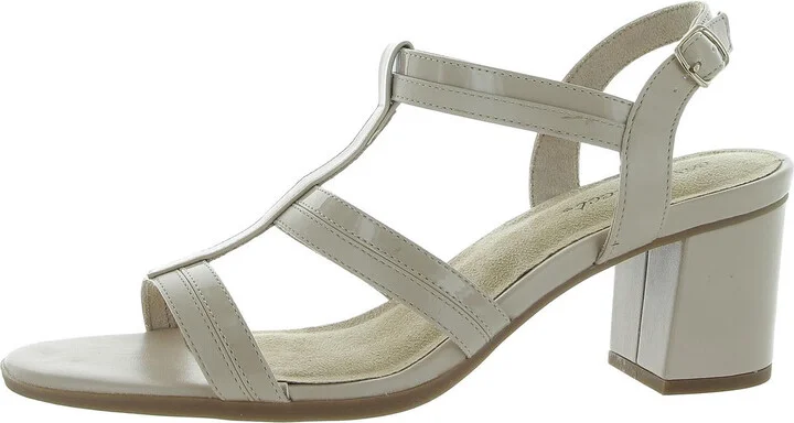 Fiesta Womens Patent Caged Slingback Sandals