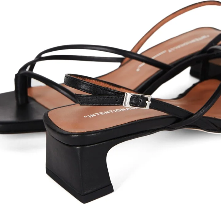 Fifi Heeled Sandal-Black - Image 2