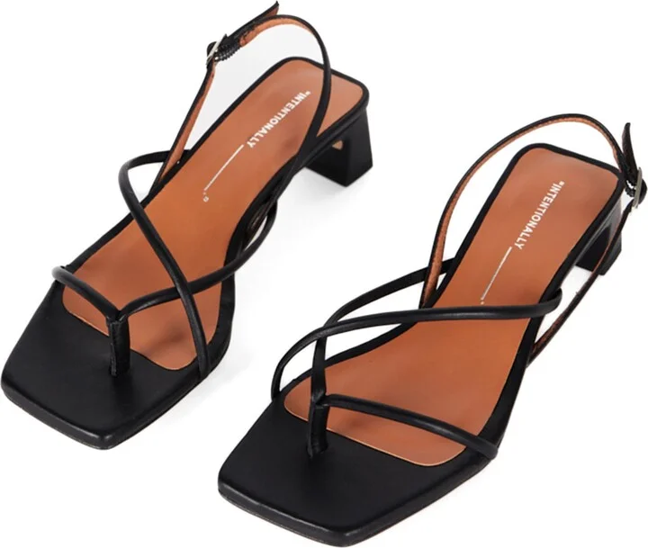 Fifi Heeled Sandal-Black