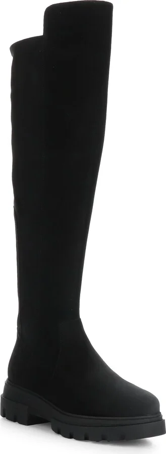 Black Suede/ Suede Stretch