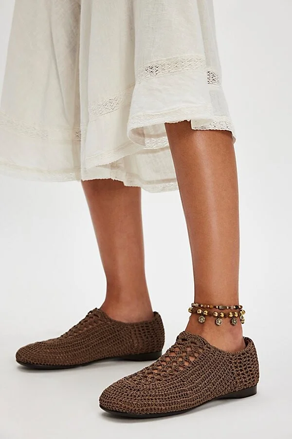 Figure Eight Crochet Flats