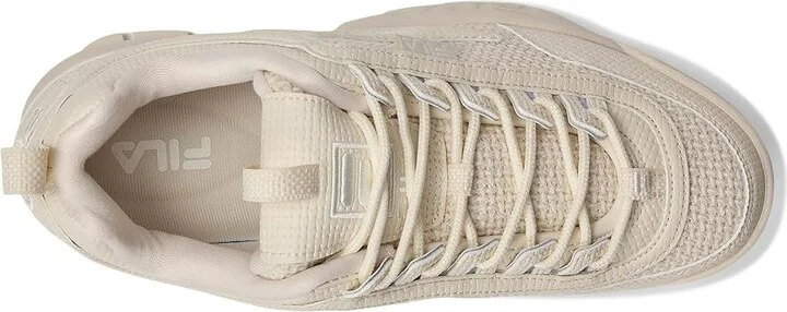 Fila Disruptor 2 Woven Women's Shoes Whitecap Gray/Egret/Egret : 9.5 B - Medium, Leather/Rubber - Image 2
