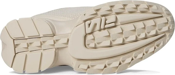 Fila Disruptor 2 Woven Women's Shoes Whitecap Gray/Egret/Egret : 9.5 B - Medium, Leather/Rubber - Image 3