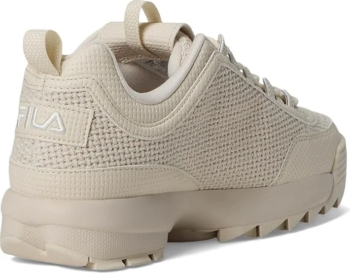 Fila Disruptor 2 Woven Women's Shoes Whitecap Gray/Egret/Egret : 9.5 B - Medium, Leather/Rubber - Image 4