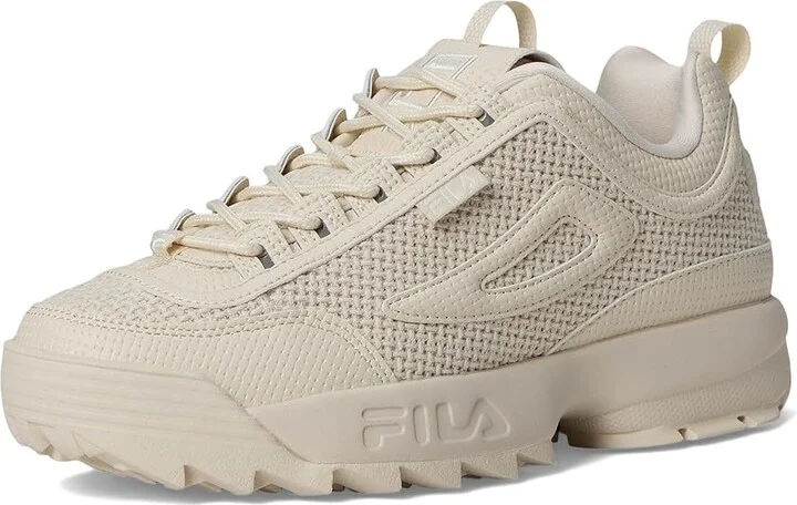 Fila Disruptor 2 Woven Women's Shoes Whitecap Gray/Egret/Egret : 9.5 B - Medium, Leather/Rubber - Image 5