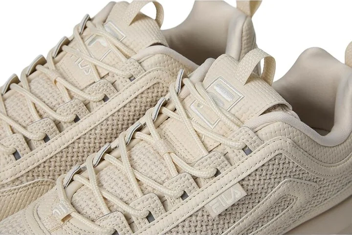 Fila Disruptor 2 Woven Women's Shoes Whitecap Gray/Egret/Egret : 9.5 B - Medium, Leather/Rubber - Image 7
