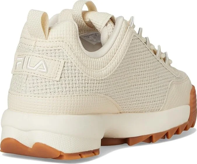 Fila Disruptor 2 Woven Women's Shoes Whitecap Gray/Egret/Egret : 9.5 B - Medium, Leather/Rubber - Image 10