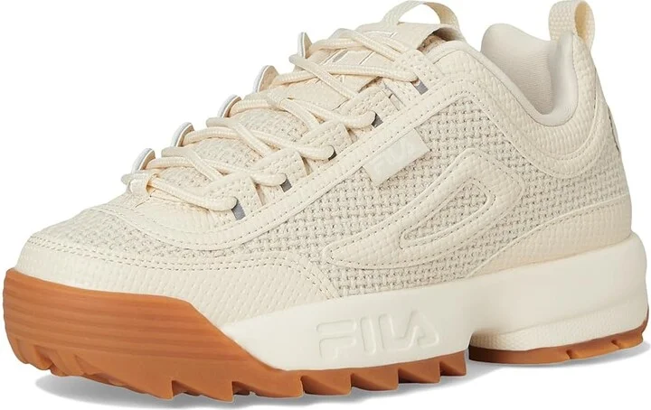 Fila Disruptor 2 Woven Women's Shoes Whitecap Gray/Egret/Egret : 9.5 B - Medium, Leather/Rubber - Image 11