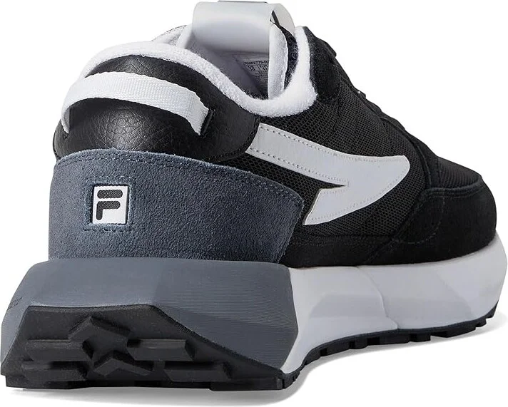 Fila Fila Racer Energized Men's Shoes Black/Castlerock/White : 10 D - Medium, Suede - Image 4