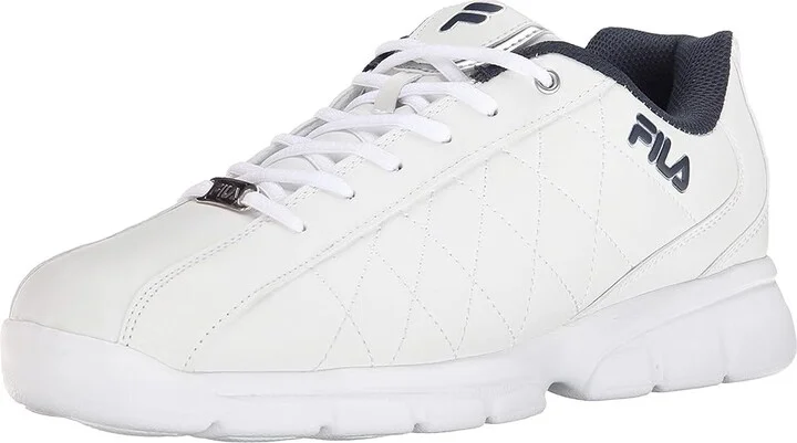 Fila Fulcrum 3 Men's Shoes White/White/Fila Navy : 11.5 D - Medium, Synthetic - Image 2