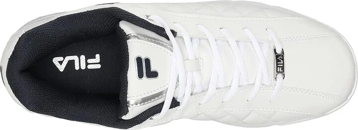 Fila Fulcrum 3 Men's Shoes White/White/Fila Navy : 11.5 D - Medium, Synthetic - Image 3