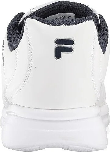 Fila Fulcrum 3 Men's Shoes White/White/Fila Navy : 11.5 D - Medium, Synthetic - Image 5