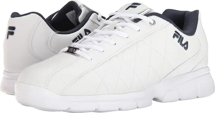 Fila Fulcrum 3 Men's Shoes White/White/Fila Navy : 11.5 D - Medium, Synthetic