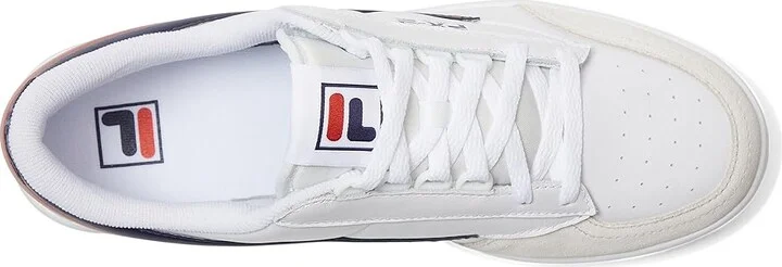 Fila FX-2 Men's Shoes White/Fila Navy/Fila Red : 11.5 D - Medium, Leather - Image 2