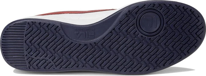 Fila FX-2 Men's Shoes White/Fila Navy/Fila Red : 11.5 D - Medium, Leather - Image 3