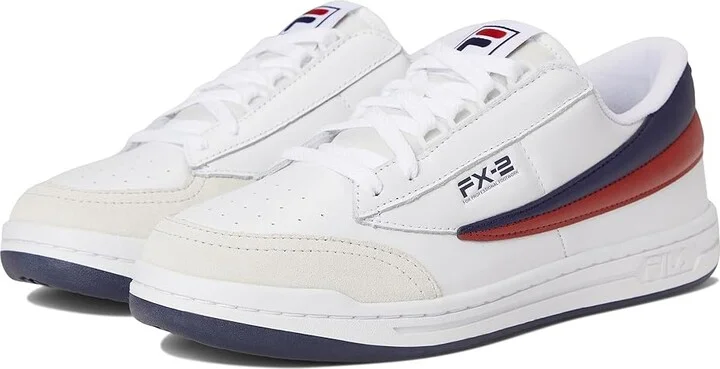 Fila FX-2 Men's Shoes White/Fila Navy/Fila Red : 11.5 D - Medium, Leather