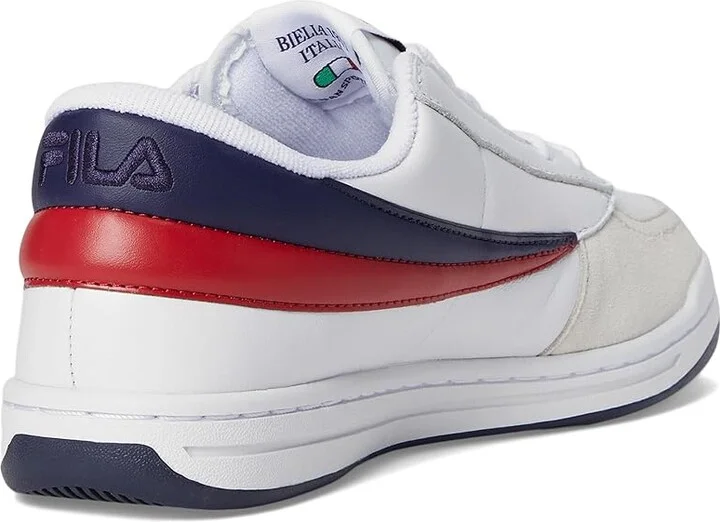 Fila FX-2 Women's Shoes White/Fila Navy/Fila Red : 6.5 B - Medium, Leather - Image 4
