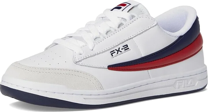 Fila FX-2 Women's Shoes White/Fila Navy/Fila Red : 6.5 B - Medium, Leather - Image 5