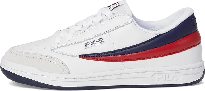 Fila FX-2 Women's Shoes White/Fila Navy/Fila Red : 6.5 B - Medium, Leather - Image 6