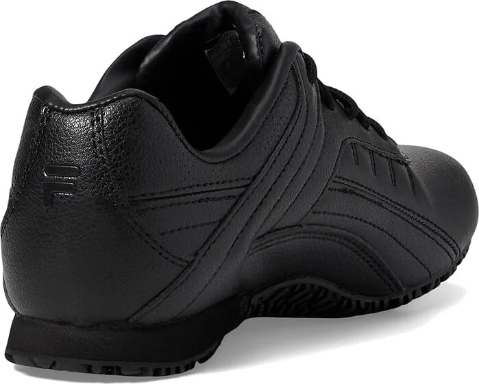 Fila Memory Elleray 5 Slip Resistant Women's Shoes Black/Black/Black : 12 C - Wide, Synthetic - Image 4