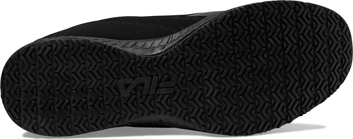 Fila Memory Layers Slip Resistant Men's Shoes Black/Black/Black : 7 D - Medium, Synthetic - Image 3