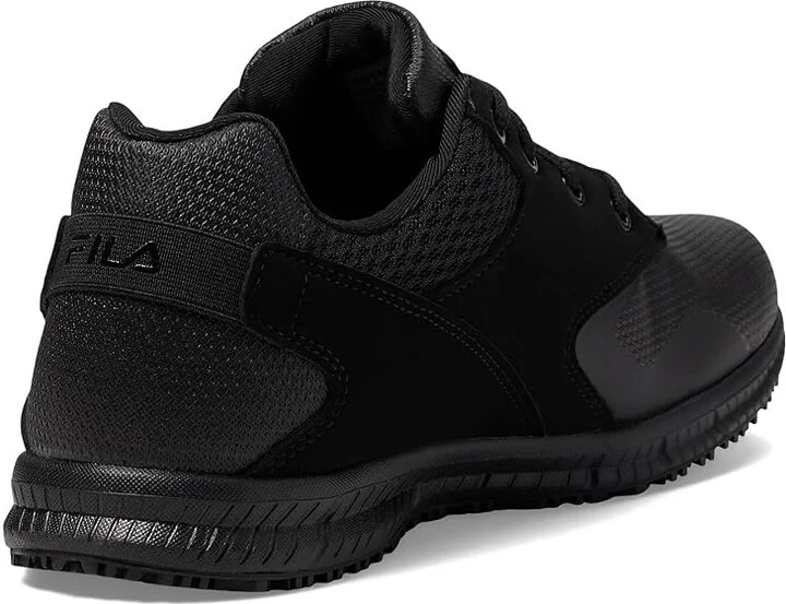 Fila Memory Layers Slip Resistant Men's Shoes Black/Black/Black : 7 D - Medium, Synthetic - Image 4