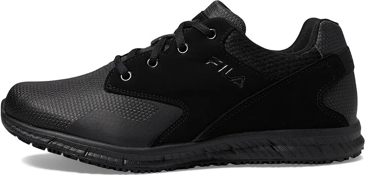 Fila Memory Layers Slip Resistant Men's Shoes Black/Black/Black : 7 D - Medium, Synthetic - Image 6