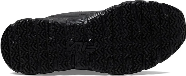 Fila Memory Radiance Slip Resistant Women's Shoes Black/Black/Black : 6 B - Medium, Leather - Image 3
