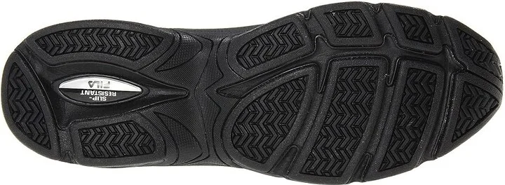 Fila Memory Workshift Men's Shoes Black/Black/Black : 13 D - Medium, Leather/Synthetic - Image 4