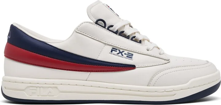 Fila Men's Fx-2 Casual Sneakers from Finish Line - White, Navy, Red - Image 2