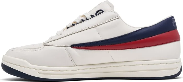 Fila Men's Fx-2 Casual Sneakers from Finish Line - White, Navy, Red - Image 3