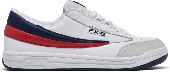 Fila Men's Fx-2 Casual Sneakers from Finish Line - White, Navy, Red - Image 7