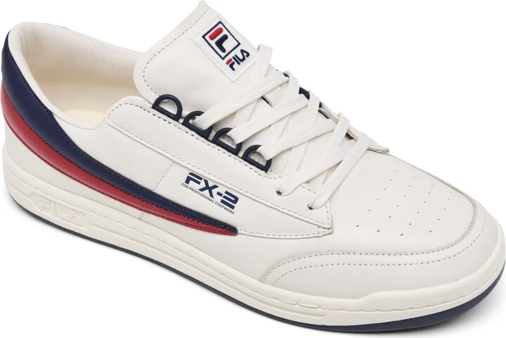 Fila Men's Fx-2 Casual Sneakers from Finish Line - White, Navy, Red