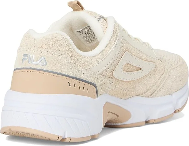 Fila Perano Plus Women's Shoes Whitecap Gray/Irish Cream/White : 12 B - Medium, Suede - Image 4