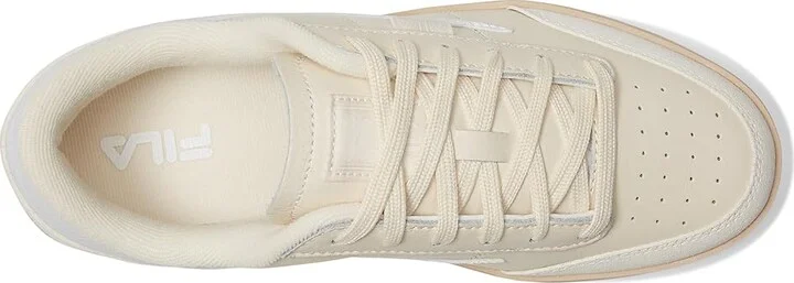 Fila Royalton Women's Shoes Whitecap Gray/White/Irish Cream : 8 B - Medium, Leather/Suede - Image 2
