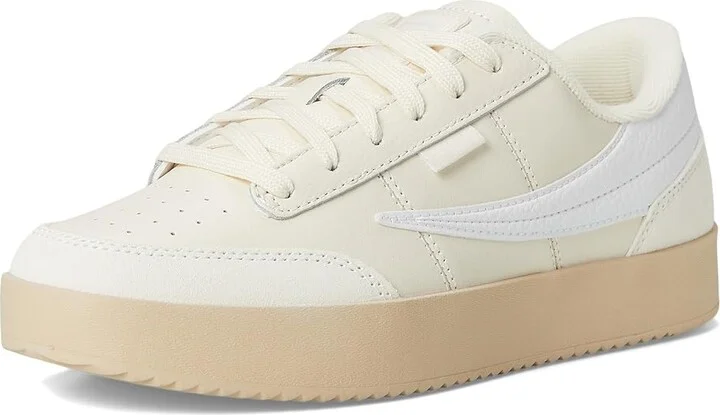 Fila Royalton Women's Shoes Whitecap Gray/White/Irish Cream : 8 B - Medium, Leather/Suede - Image 5