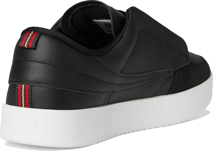 Fila Sanati Men's Shoes White/Black : 8.5 D - Medium, Leather/Suede - Image 4